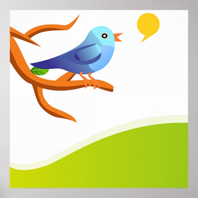 bird image poster (Front)