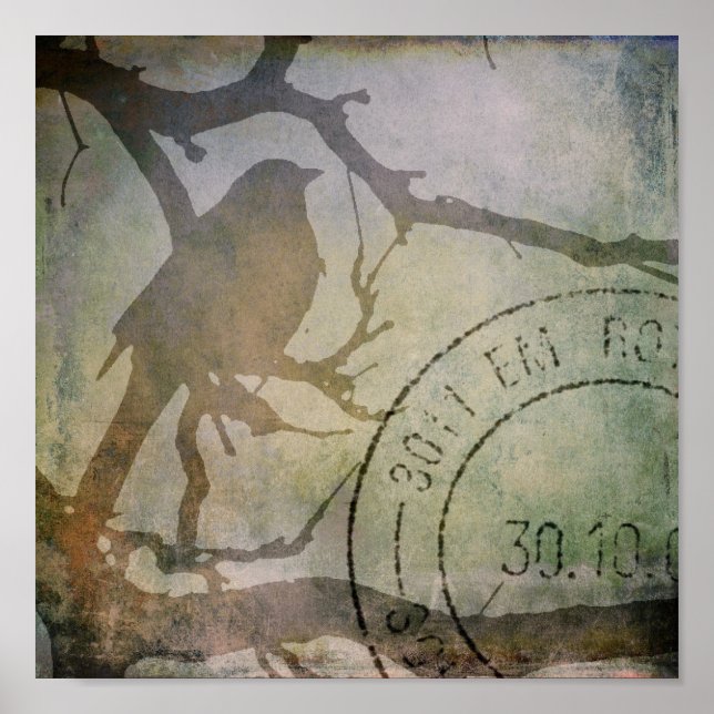 Bird in A Branch 2 Poster (Front)