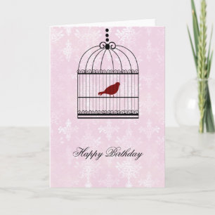 Bird in a Cage Card