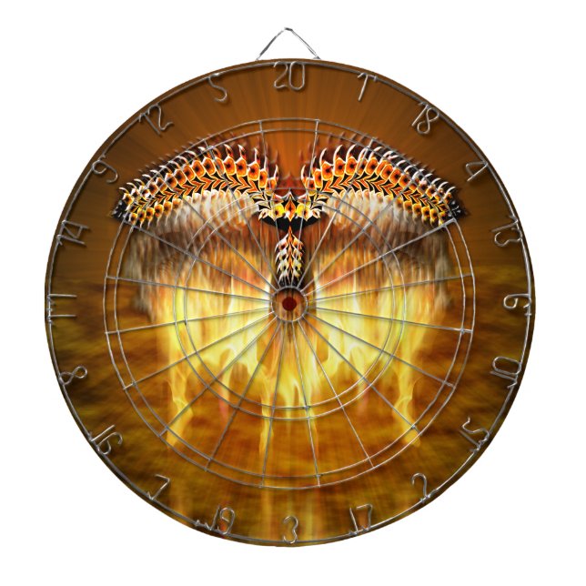 Bird in Flight Dartboard (Front)