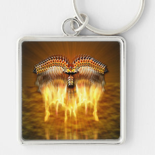 Bird in Flight Key Ring