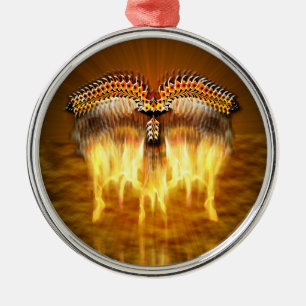 Bird in Flight Metal Tree Decoration