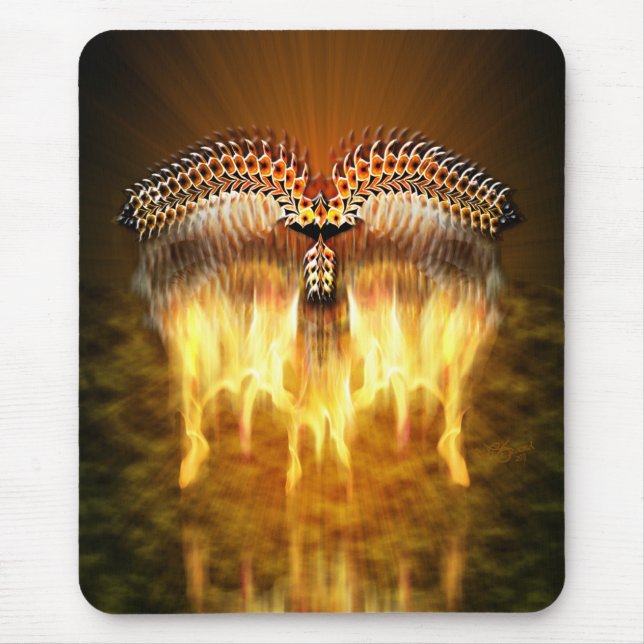 Bird in Flight Mouse Mat (Front)