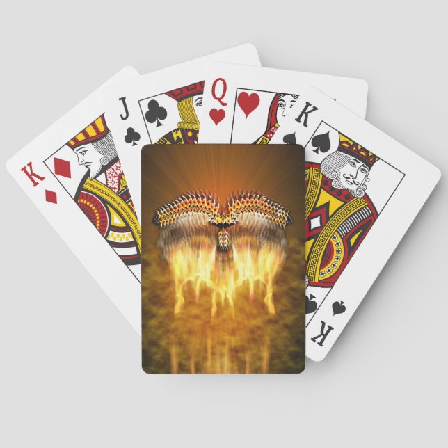 Bird in Flight Playing Cards (Back)