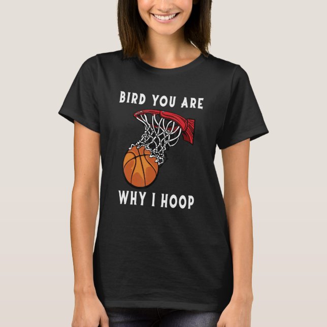 Bird In Her Final Regular Season Home Game Basketb T-Shirt (Front)