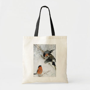 Bird in Snow, Bruno Liljefors Tote Bag