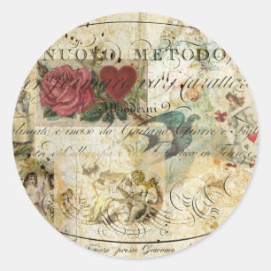 Bird in the Hand Classic Round Sticker