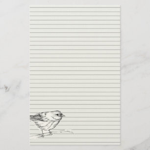 Bird Ink Drawing White Smoke Nature Wildlife Stationery