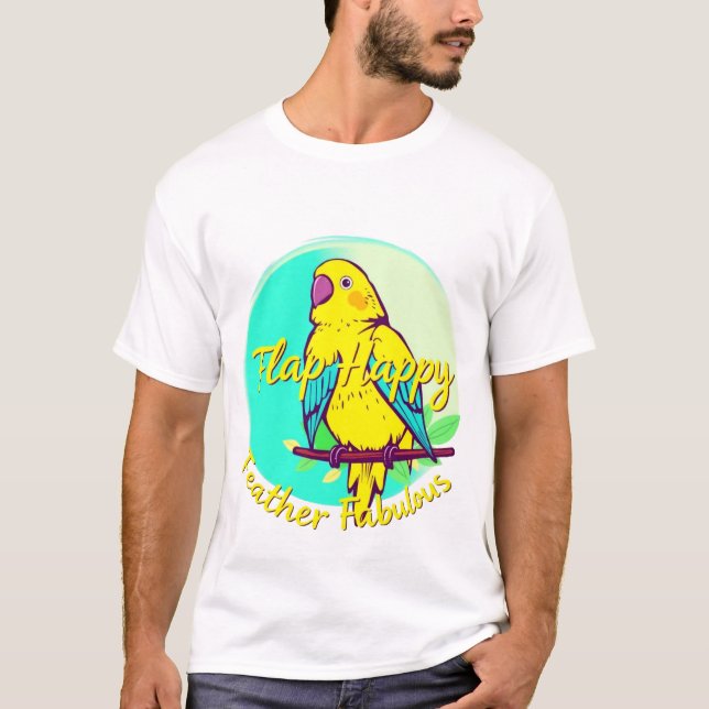 Bird-Inspired T-Shirt for Nature & Animal Lovers (Front)