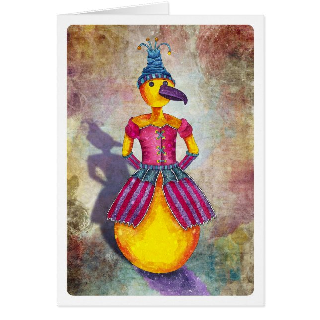 Bird Lady Card (Front)