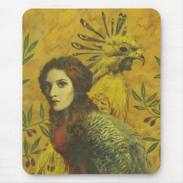 Bird Lady Mutant Design Mouse Mat (Front)