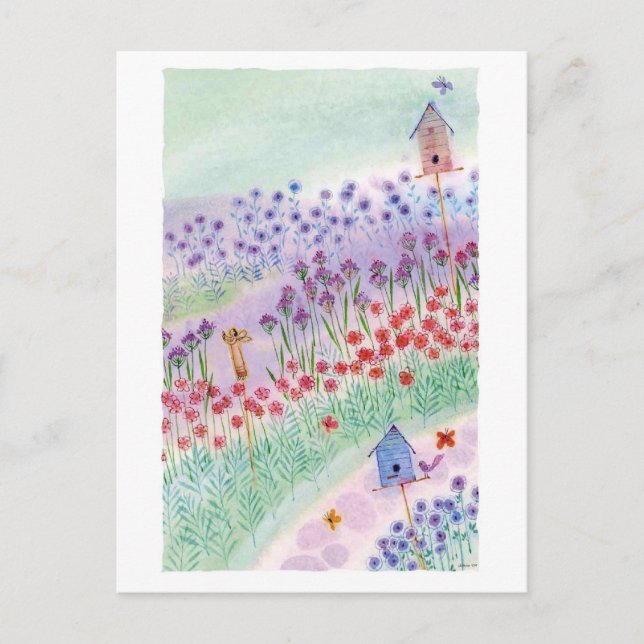 bird lady postcard (Front)