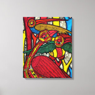 Bird life 2013 canvas print