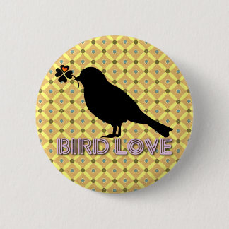 Bird Love Botton 6 Cm Round Badge