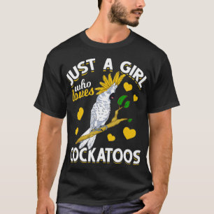 Bird Lover Girls Bird Watching Women Animal Cockat T-Shirt