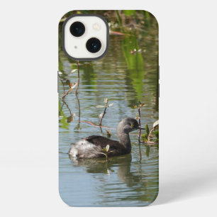 Bird Lover! Grebe swimming in pond iPhone 13 Case