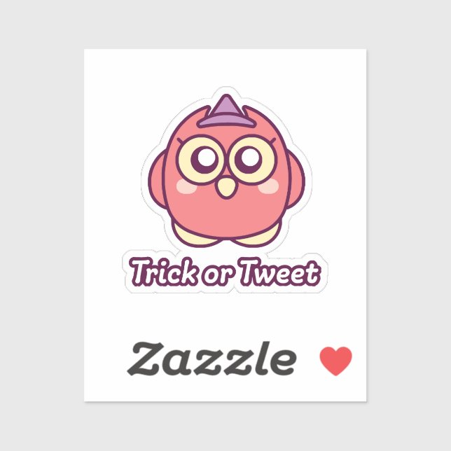 Bird Lover Halloween Cute Owl Witch (Sheet)