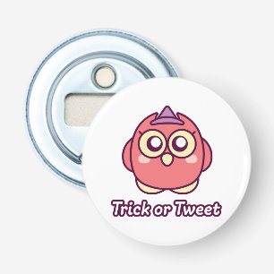 Bird Lover Halloween Cute Owl Witch Bottle Opener