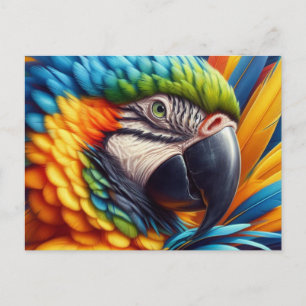 Bird Lover Macaw Parrot  Postcard