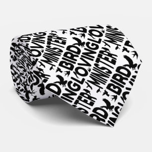 Bird Lover Minister Tie