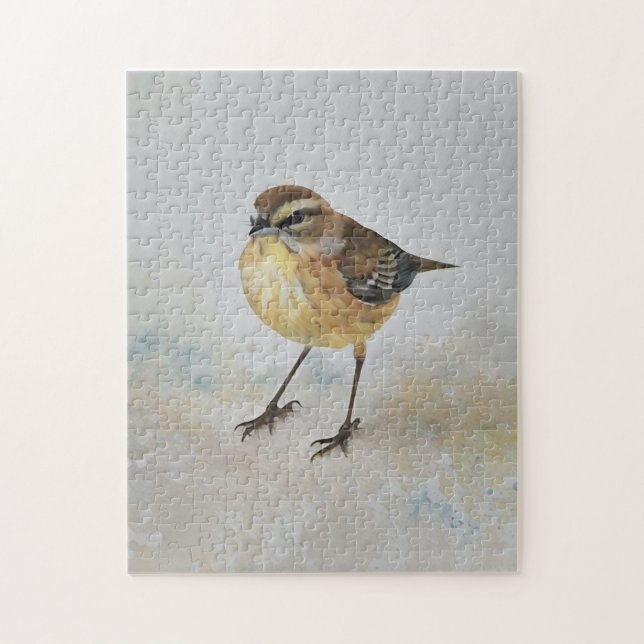 Bird Lover Yellow Warbler Art Puzzle (Vertical)