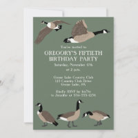Bird Lovers Canada Geese Birthday Party