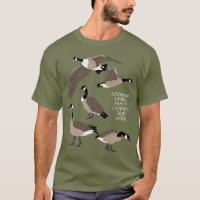 Bird Lovers Canada Geese Illustration Personalised