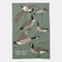 Bird Lovers Canada Geese Illustration Personalised