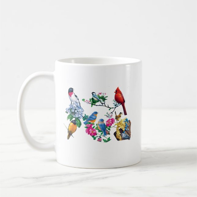 Bird Lovers Coffee Mug (Left)