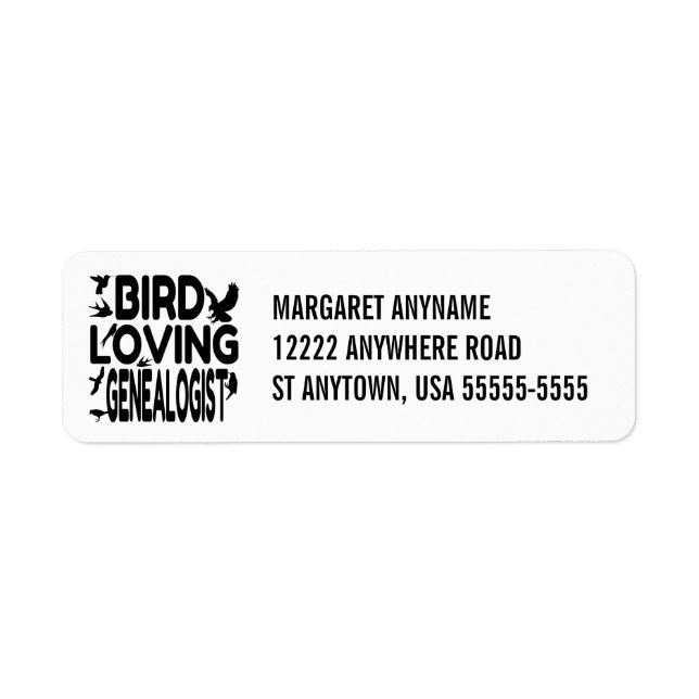 Bird Loving Genealogist (Front)