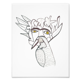 Bird Man Print