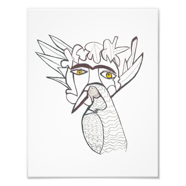 Bird Man Print (Front)