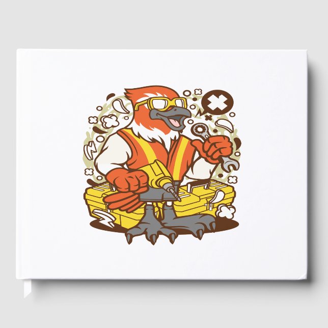 Bird Mechanic Worker Guest Book (Front)