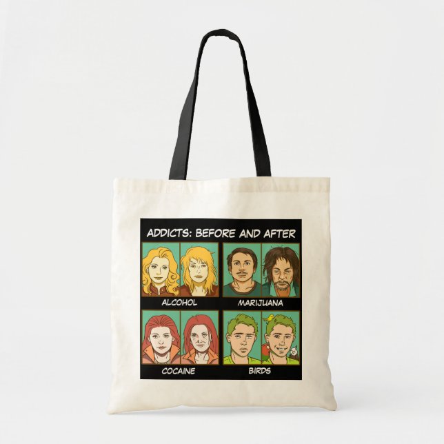 Bird meme tote bag (Front)