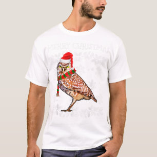 Bird Merry Christmas Ornament Burrowing T-Shirt