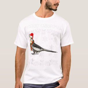 Bird Merry Christmas Ornament Cockatiel T-Shirt