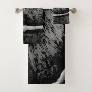 Bird Models: Mad Birds 01-02 Bath Towel Set