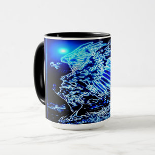 Bird Models: Magnified Eagle 01-01 Mug