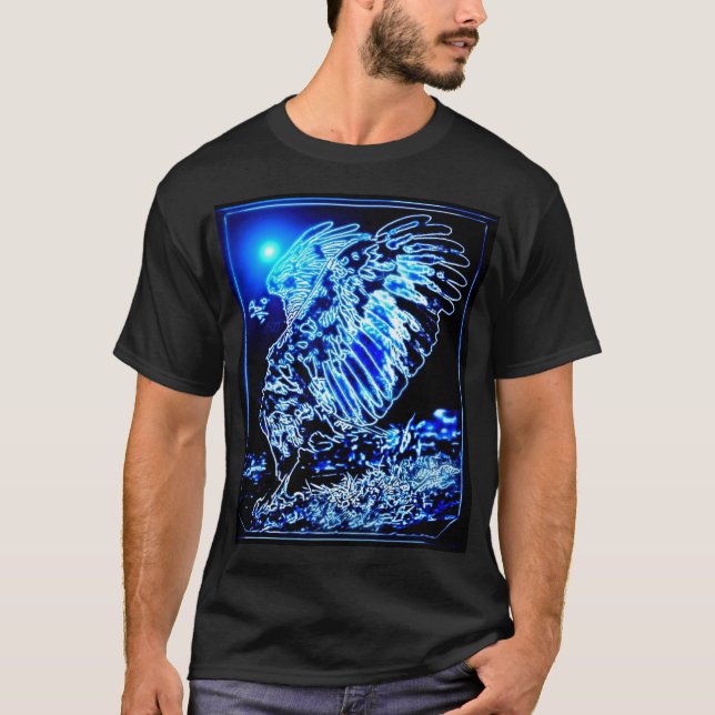 Bird Models: Magnified Eagle 01-01 T-Shirt (Front)