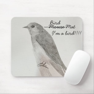 Bird mouse mat