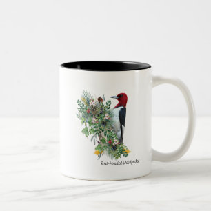 Bird Mug Red-Headed Woodpecker