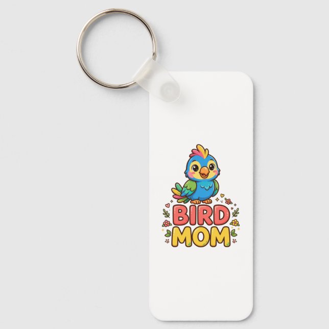 Bird Mum Keychain (Front)