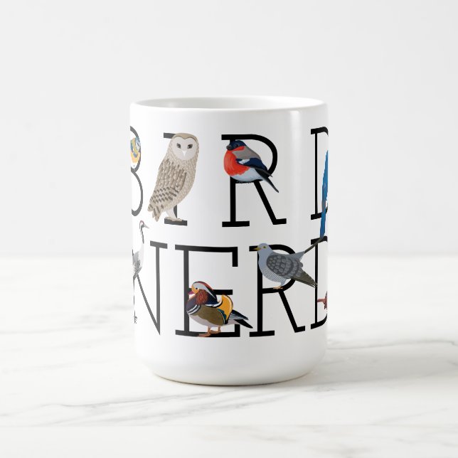 Bird Nerd Assortment Five Coffee Mug (Center)