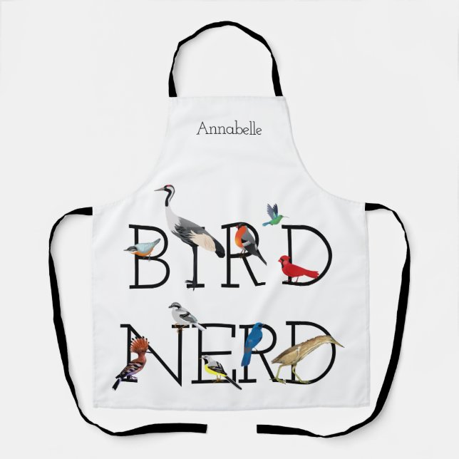 Bird Nerd Assortment Three Apron (Front)