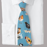 Bird Nerd, Birdwatcher, twitcher, birder Tie<br><div class="desc">For all you bird watchers out there,  can you name all the birds on this tie?</div>