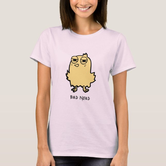 Bird Nerd Birdwatching Lover T-shirt (Front)