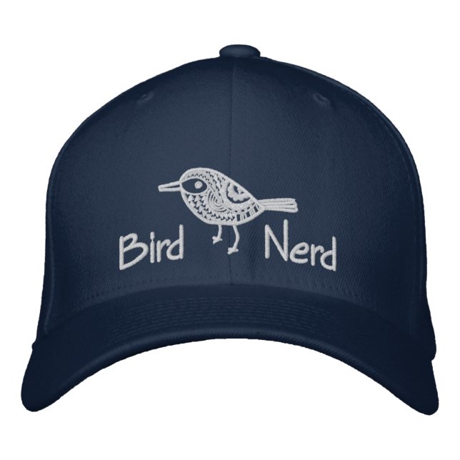 Bird Nerd [Embroidered] Embroidered Hat (Front)
