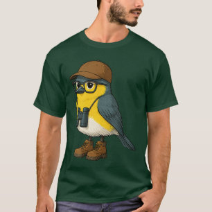 Bird Nerd Funny Bird Watching Birding Fathers Day T-Shirt