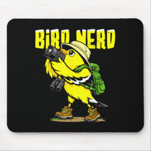 Bird nerd funny bird watching birds american mouse mat