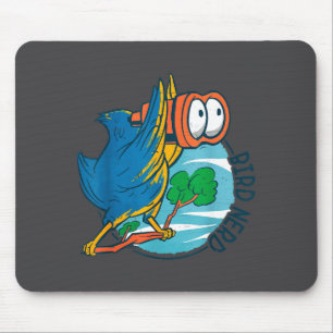 Bird Nerd Funny Bird Watching Birds Lover Ornithol Mouse Mat